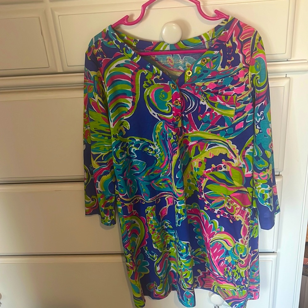 Lilly Pulitzer girls medium 6/7 cover up
